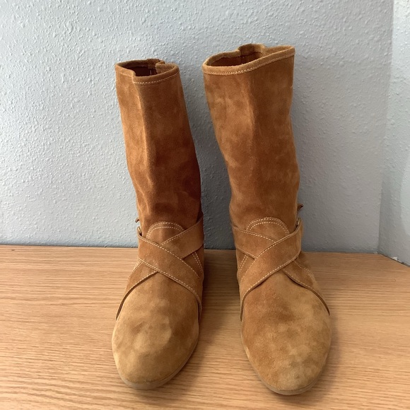 Jimmy Choo “Tan Suede Boot” - Picture 5 of 12